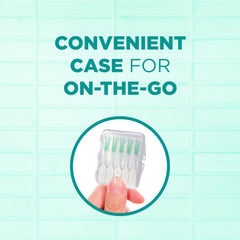 GUM uso entre dientes frontales para eliminar restos y placa