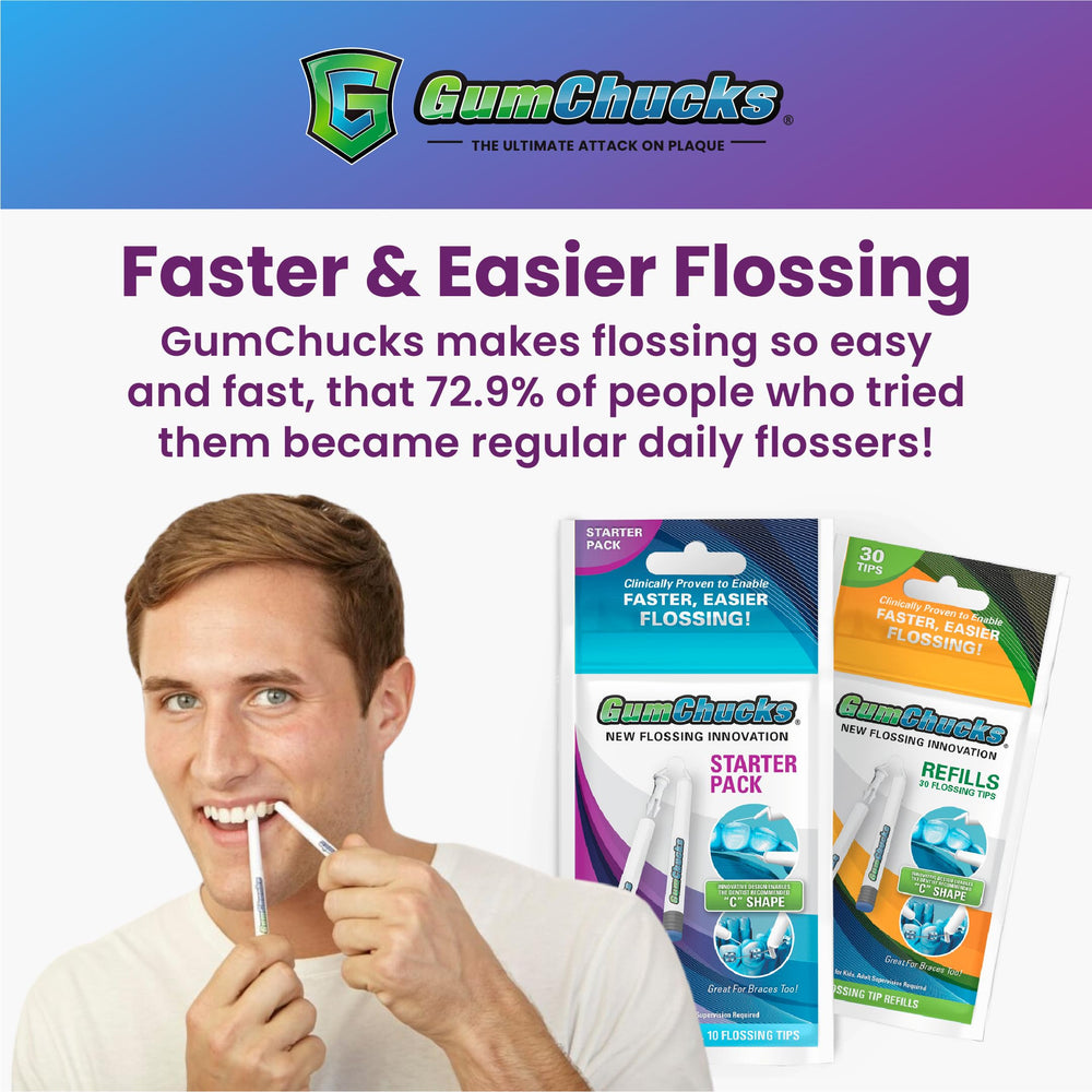 Gumchucks detalle del mango dual que facilita la técnica en C y control