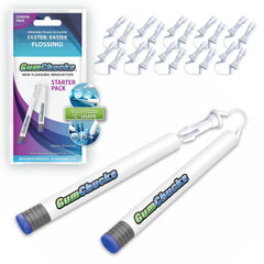 Gumchucks embalaje delantero mostrando el kit starter y beneficios rápidos