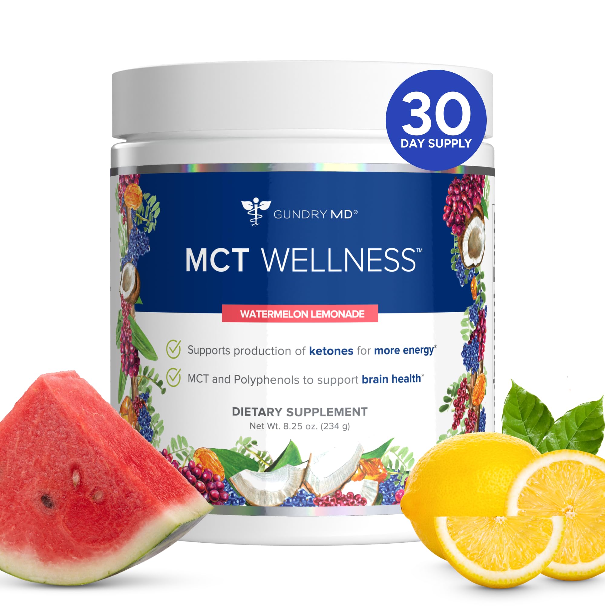 Gundry MD envase frontal Watermelon Lemonade mostrando diseño y beneficios claros
