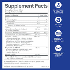 Gundry MD etiqueta de Phyto Collagen destacando aminoácidos y vitamina C beneficiosos