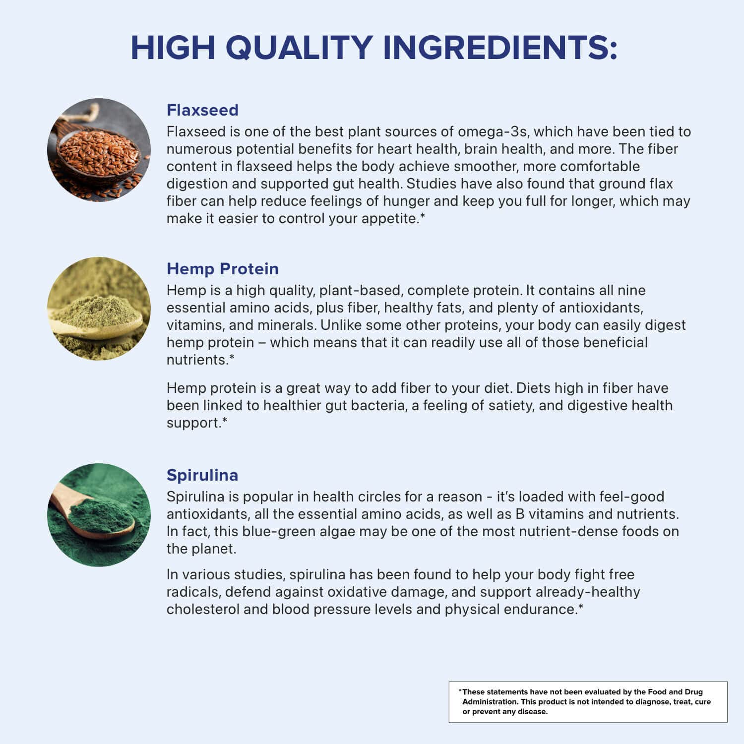 Gundry MD etiqueta con ingredientes y valores nutricionales claros