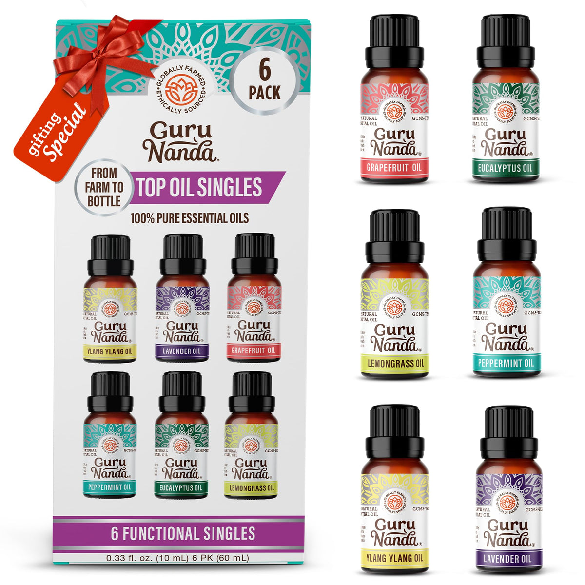 GuruNanda caja magnética portátil que protege y organiza aceites