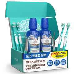 GuruNanda envase frontal mostrando el producto y beneficio gingival