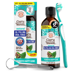 GuruNanda envase frontal CocoMint mostrando diseño y beneficio frescura