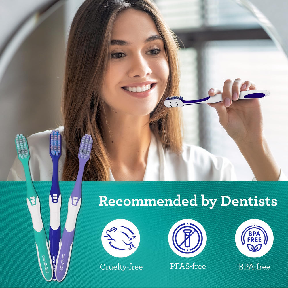 GuruNanda comparación de tamaño cabezal clarifica cobertura dental