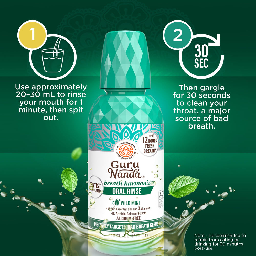 GuruNanda aceites esenciales en cuenco mostrando mezcla natural