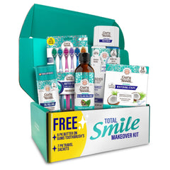 GuruNanda kit frontal mostrando todos los productos y beneficios