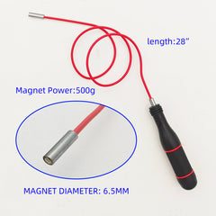 guti-more primer plano de la cabeza magnética 4 mm mostrando precisión para piezas pequeñas