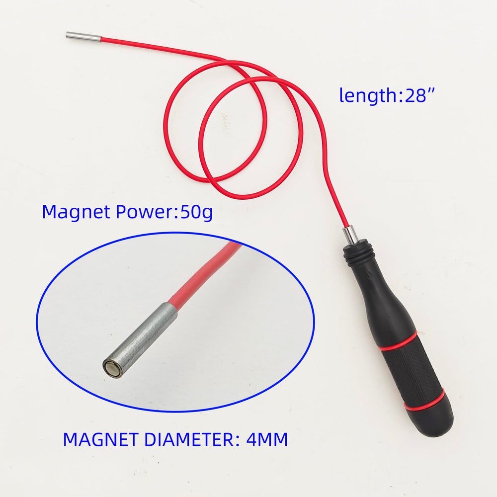 guti-more primer plano de la cabeza magnética 6.5 mm mostrando fuerza para tuercas