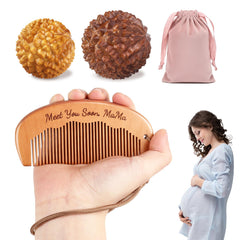 Gwabee peine de parto frontal mostrando diseño ergonómico y agarre cómodo