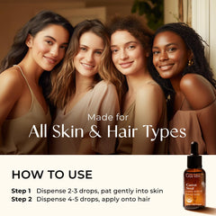 Gya Labs masaje capilar con aceite para nutrir cuero cabelludo
