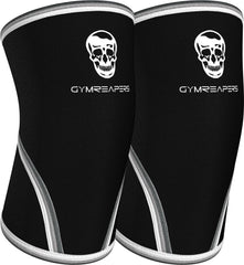 Gymreapers vista frontal del paquete mostrando mangas de codo para soporte en levantamientos