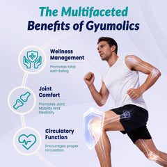 Gyumolics polvo e ingredientes que ilustran pureza y origen vegetal