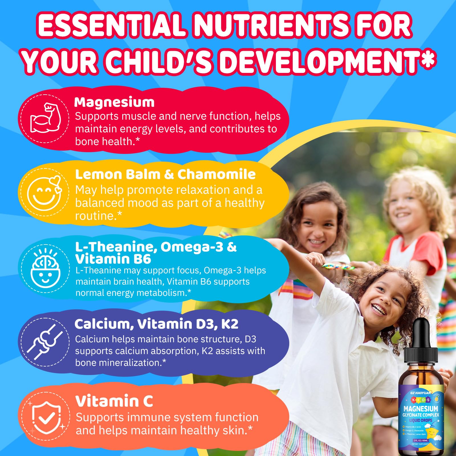GZ HAOYUAN comparación de tamaño para visualizar la botella de 59 ml portátil