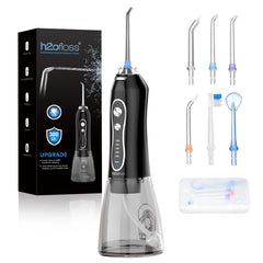 H2ofloss vista frontal con depósito 300 ml que facilita limpiezas largas