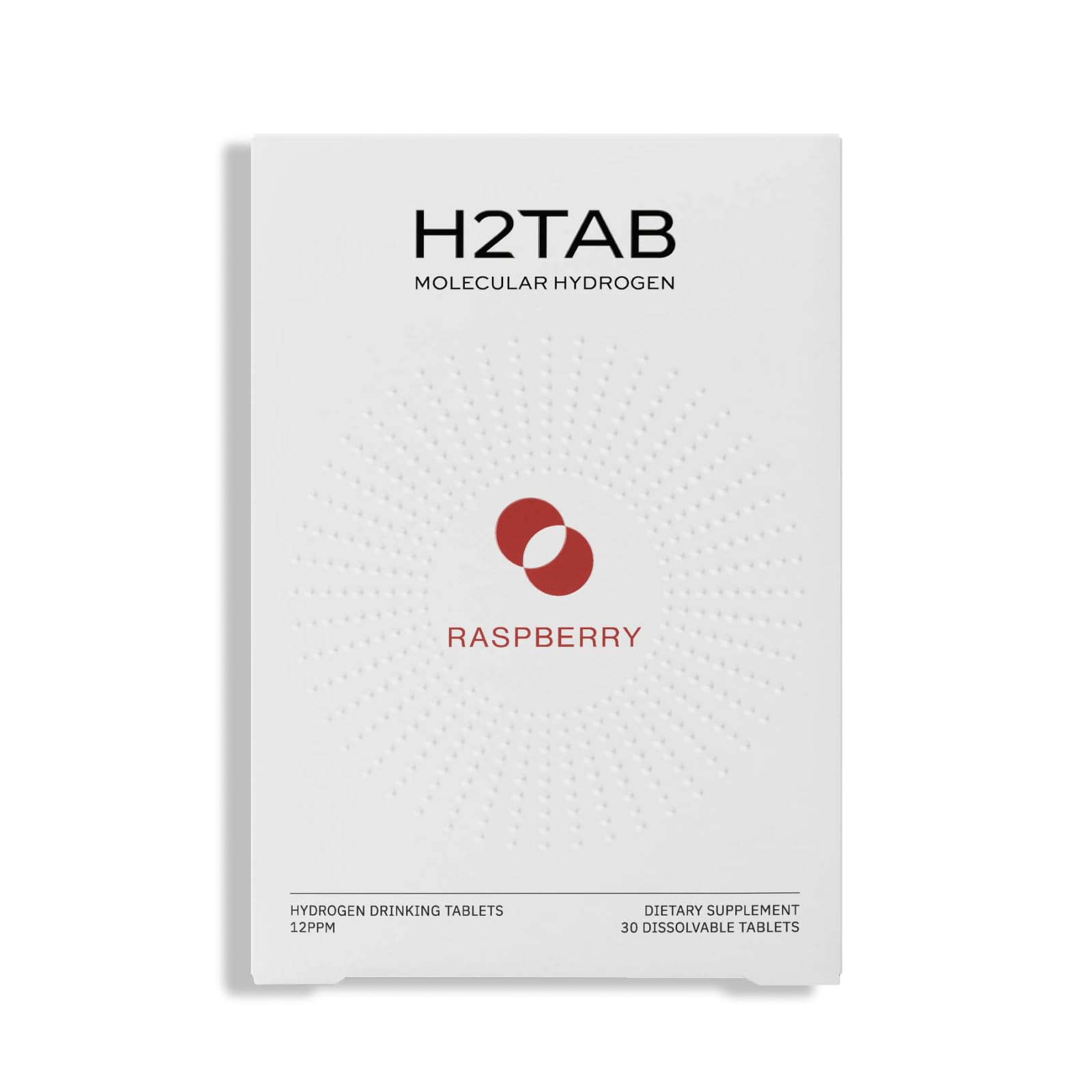 H2Tab envase frontal resaltando portabilidad y conveniencia