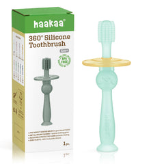 haakaa vista frontal del cepillo 360 para iniciación y limpieza completa