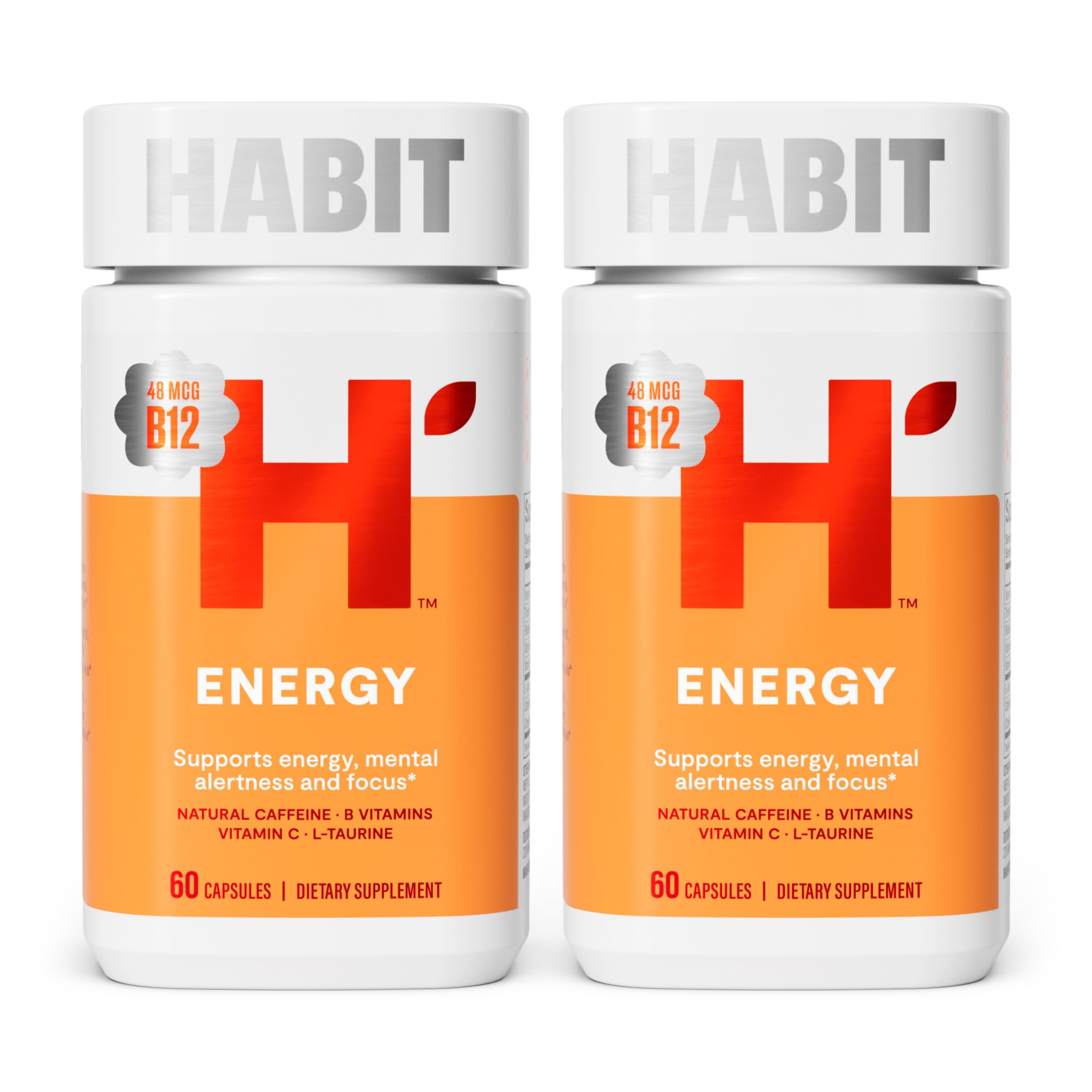 Health By Habit frasco frontal mostrando el diseño nuevo y beneficios claros