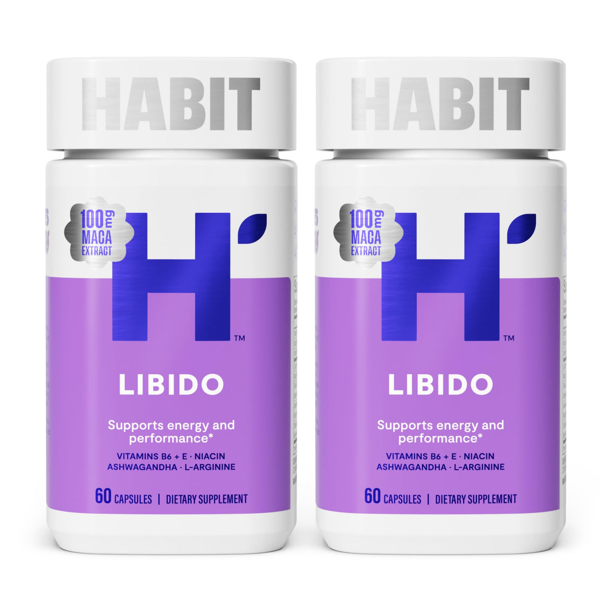 Health By Habit frasco frontal mostrando etiqueta y beneficios visibles