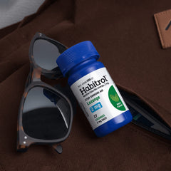 Habitrol pastilla en boca disolviéndose para alivio discreto de antojos