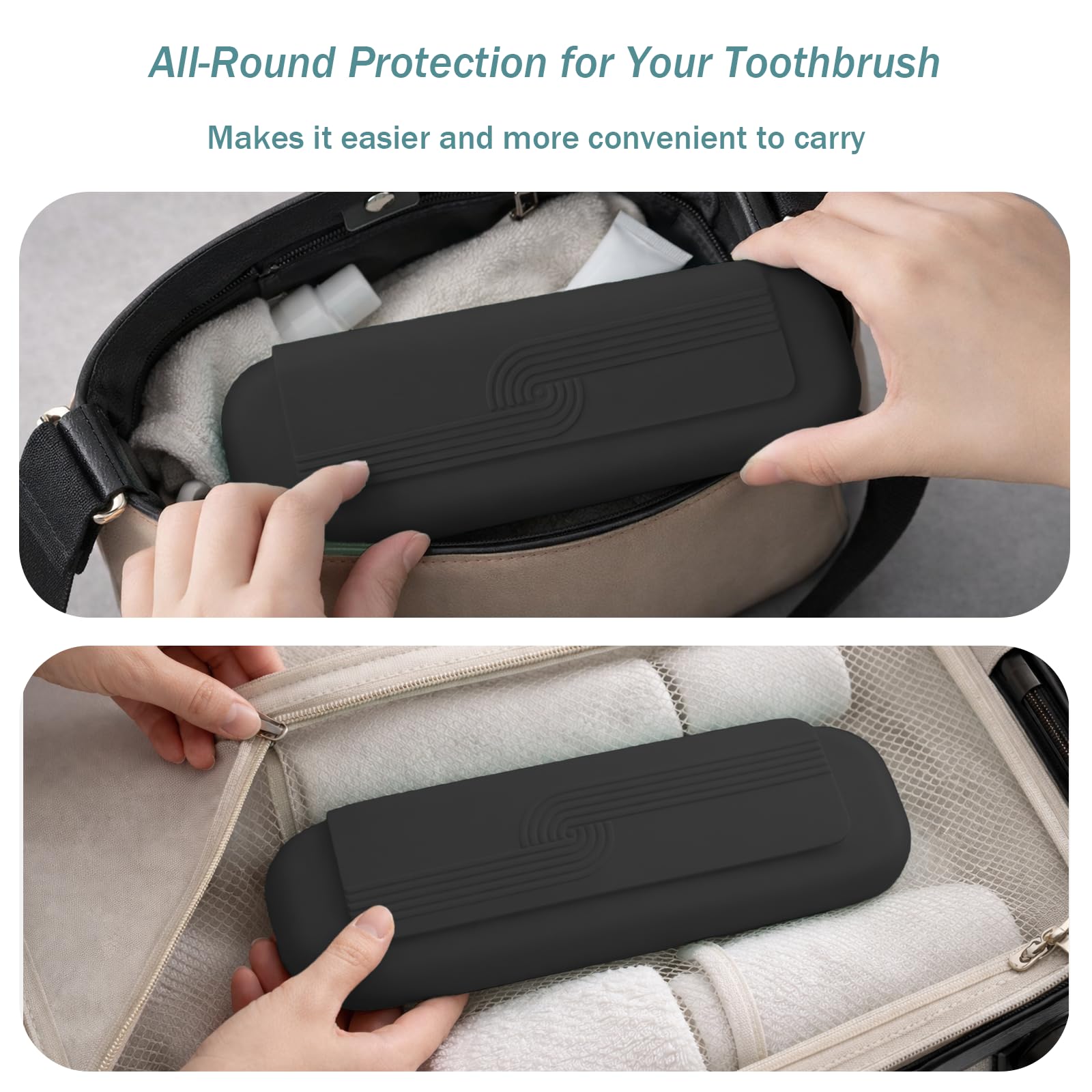 Hacole estuche dentro de maleta mostrando protección y orden