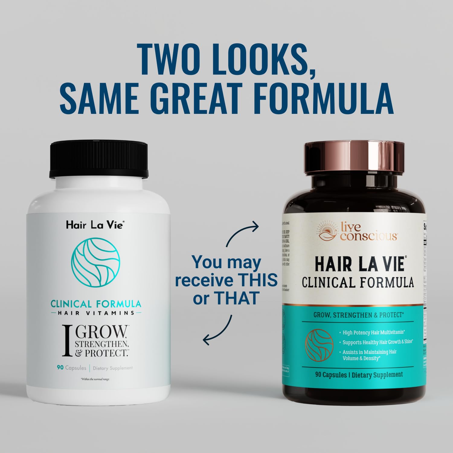 Hair La Vie etiqueta nutricional ampliada para verificar ingredientes