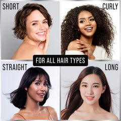 Hair Thickness Maximizer junto a shampoo en baño ilustrando uso diario