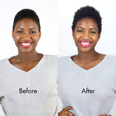 Hairfinity estilo de vida persona con cabello largo que refleja salud