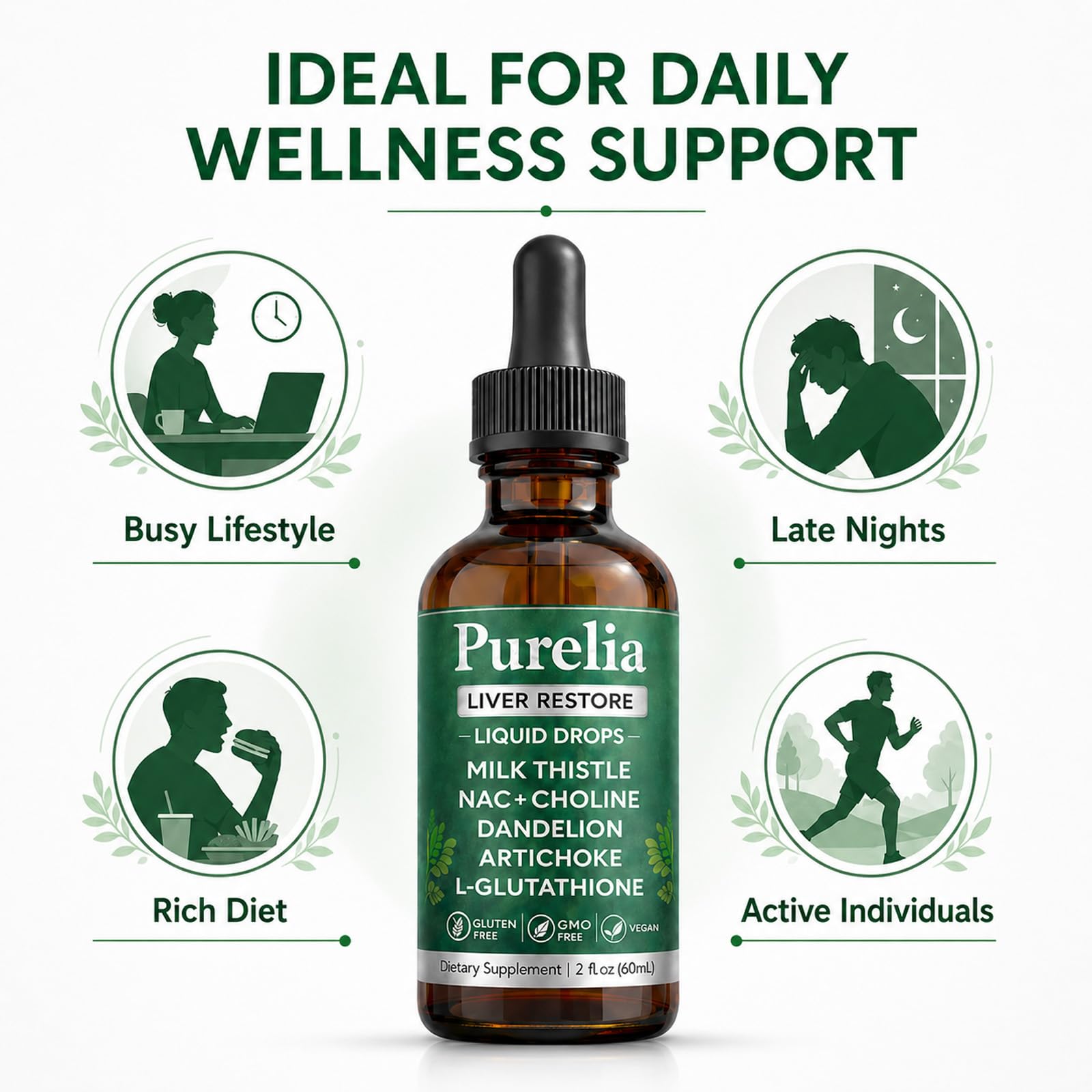 hairhalo etiqueta de Purelia mostrando ingredientes clave y claridad