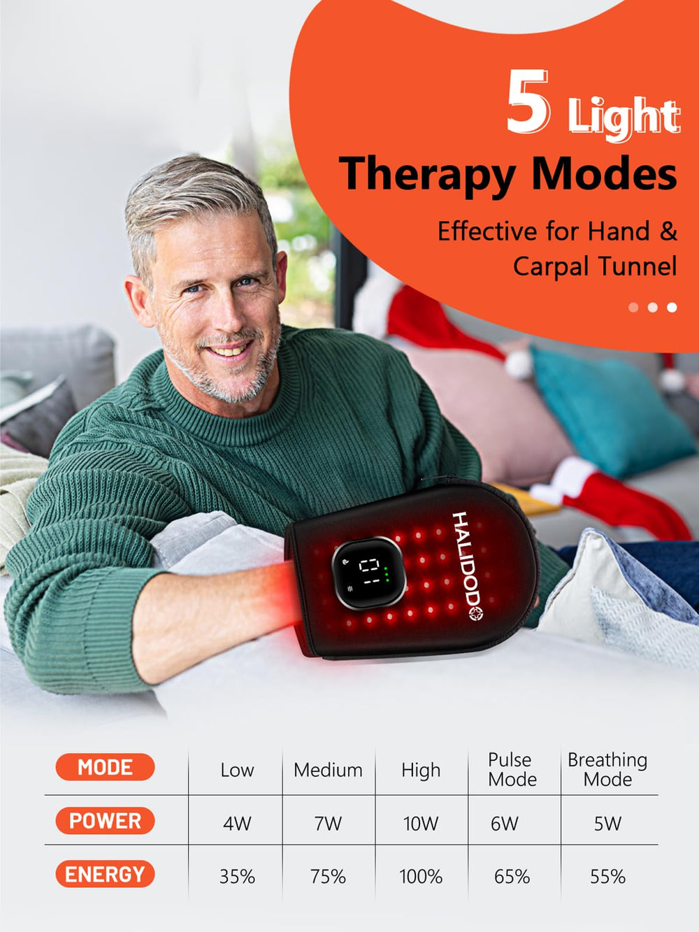 HALIDODO smart touchscreen control on the glove for mode selection