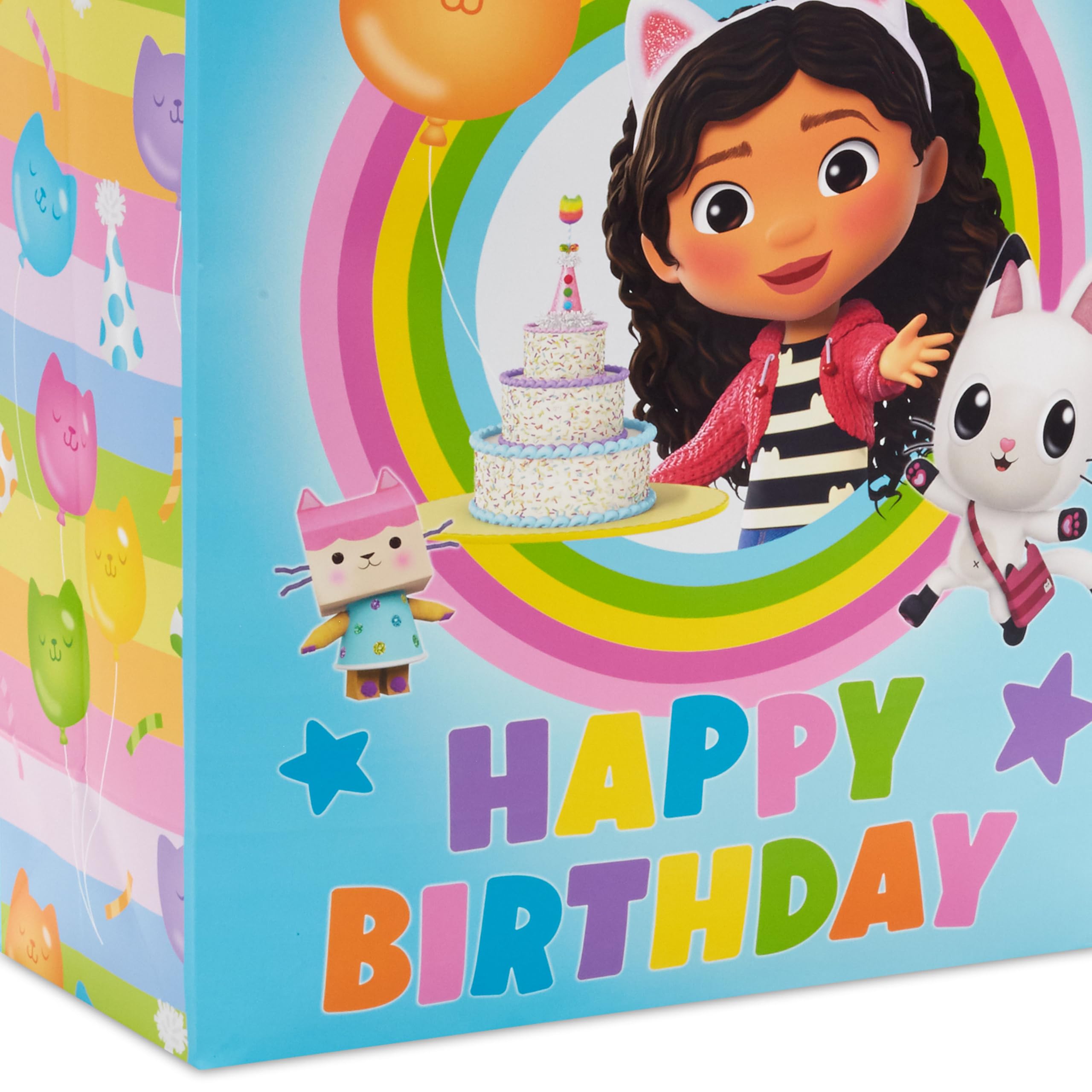 Hallmark bolsa en ambiente de fiesta infantil que aporta decoración y presentación lista