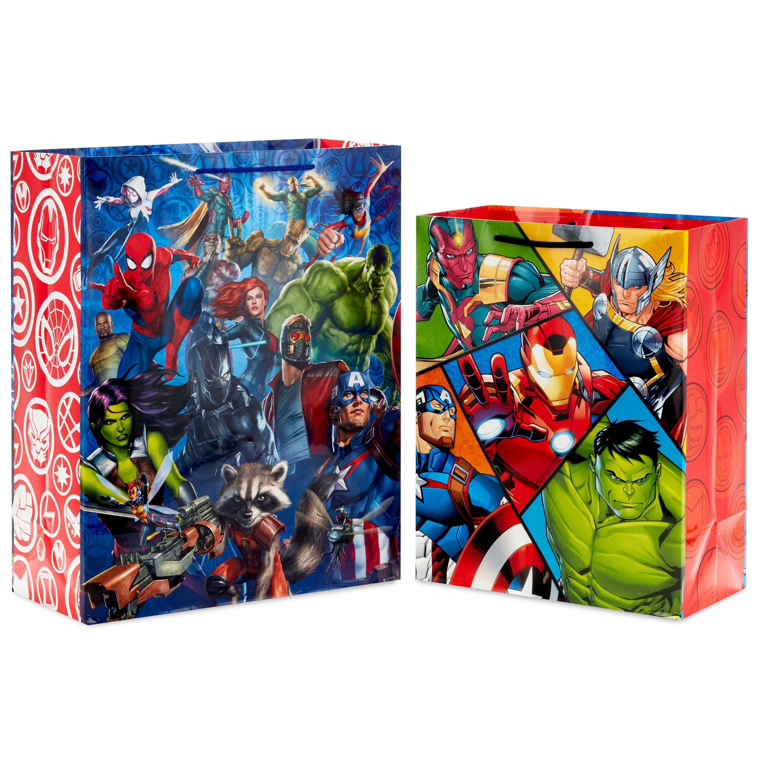 Hallmark bolsa Avengers frontal con Spider-Man beneficia presentación atractiva