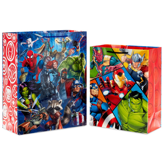 Hallmark bolsa Avengers frontal con Spider-Man beneficia presentación atractiva