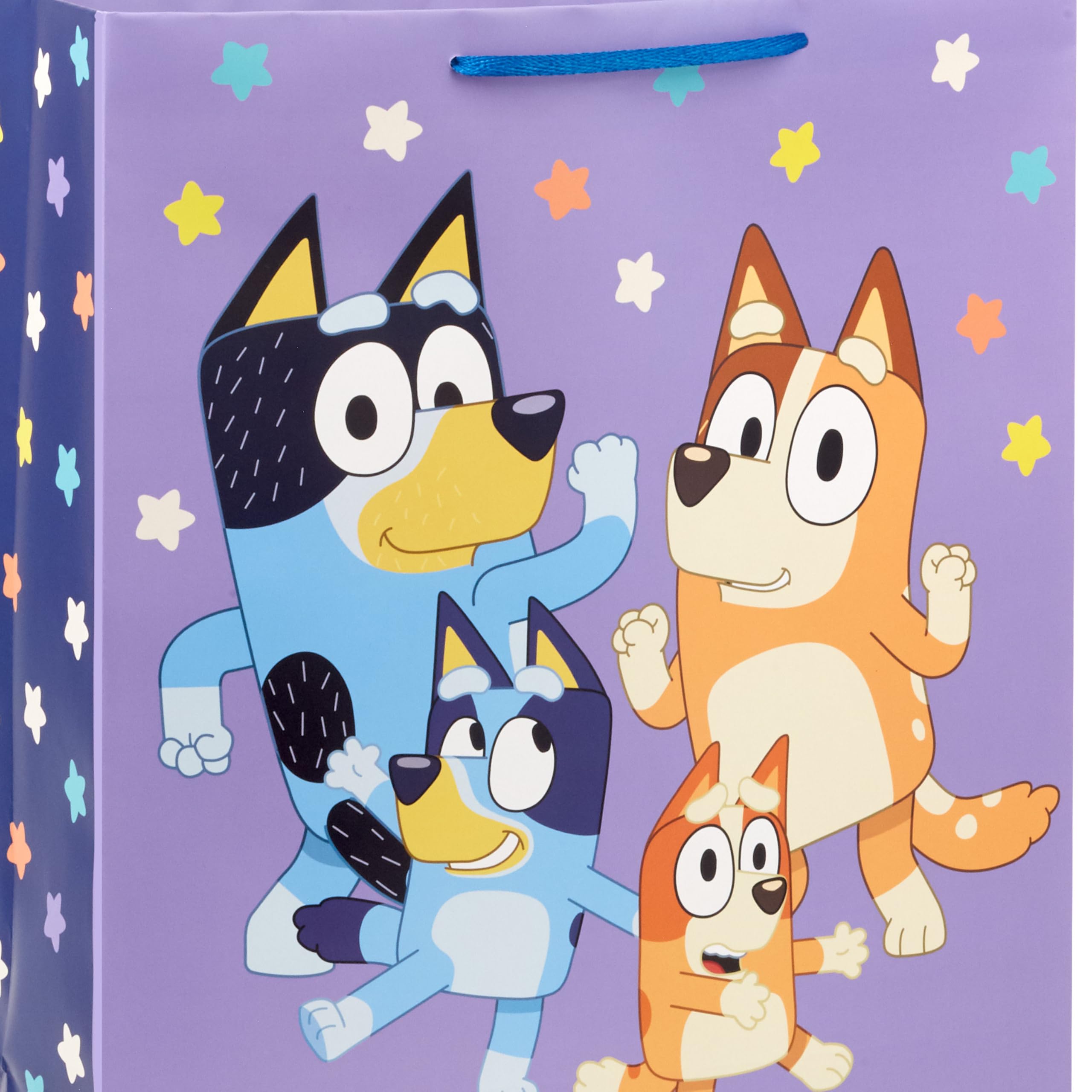 Hallmark bolsa Bluey asas de cinta herringbone, agarre cómodo y mayor resistencia