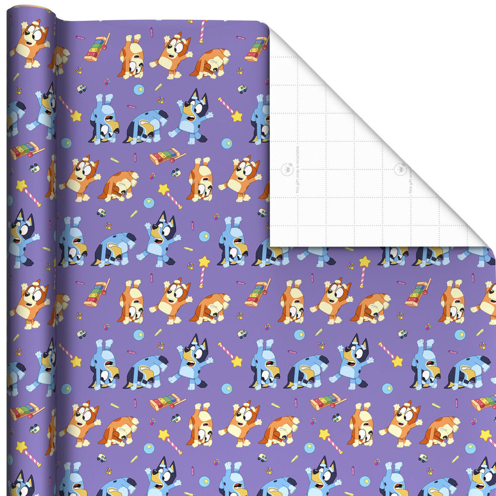 Hallmark Bluey diseño amarillo con familia Heeler festivo y colorido