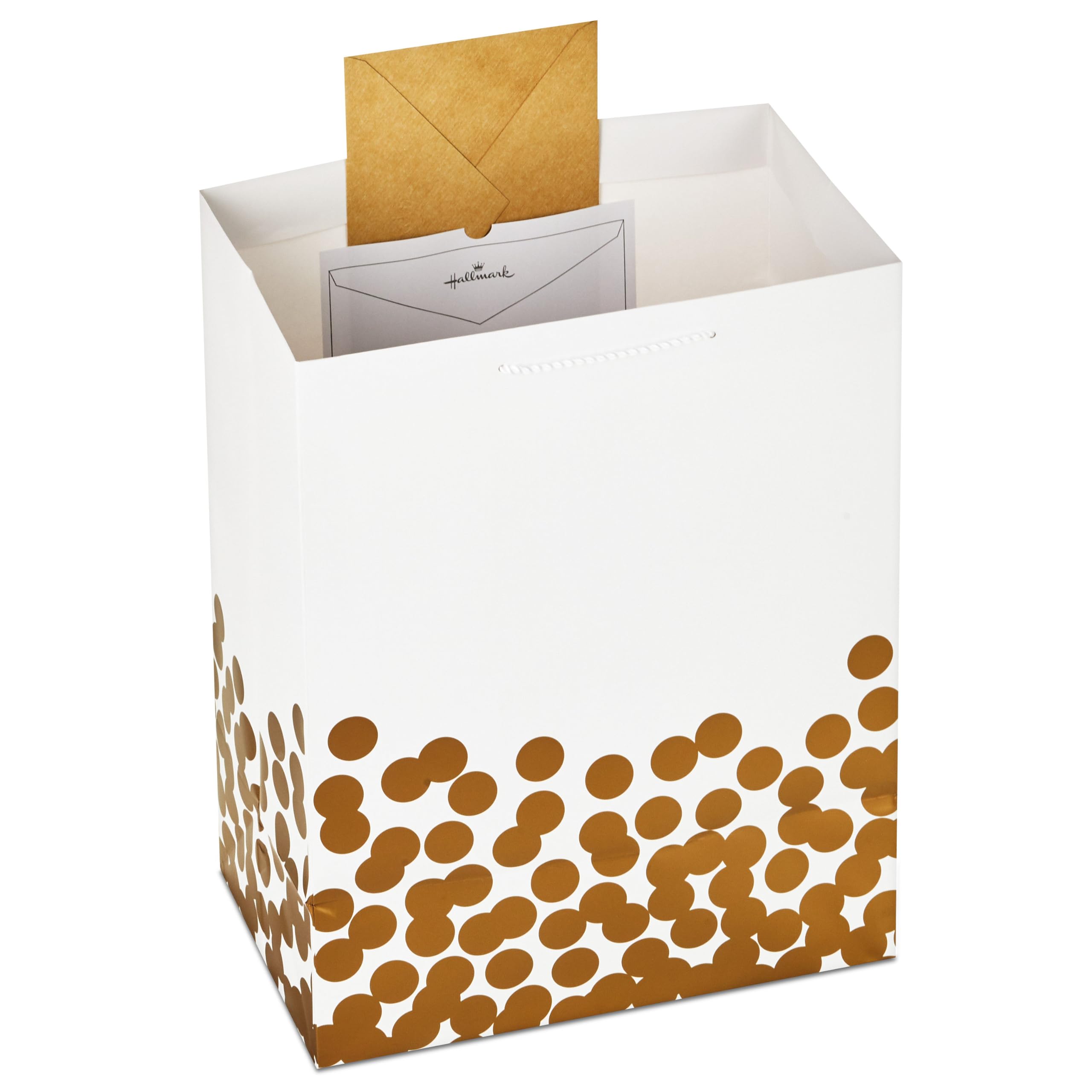 Hallmark asas doradas y etiqueta para personalizar el regalo