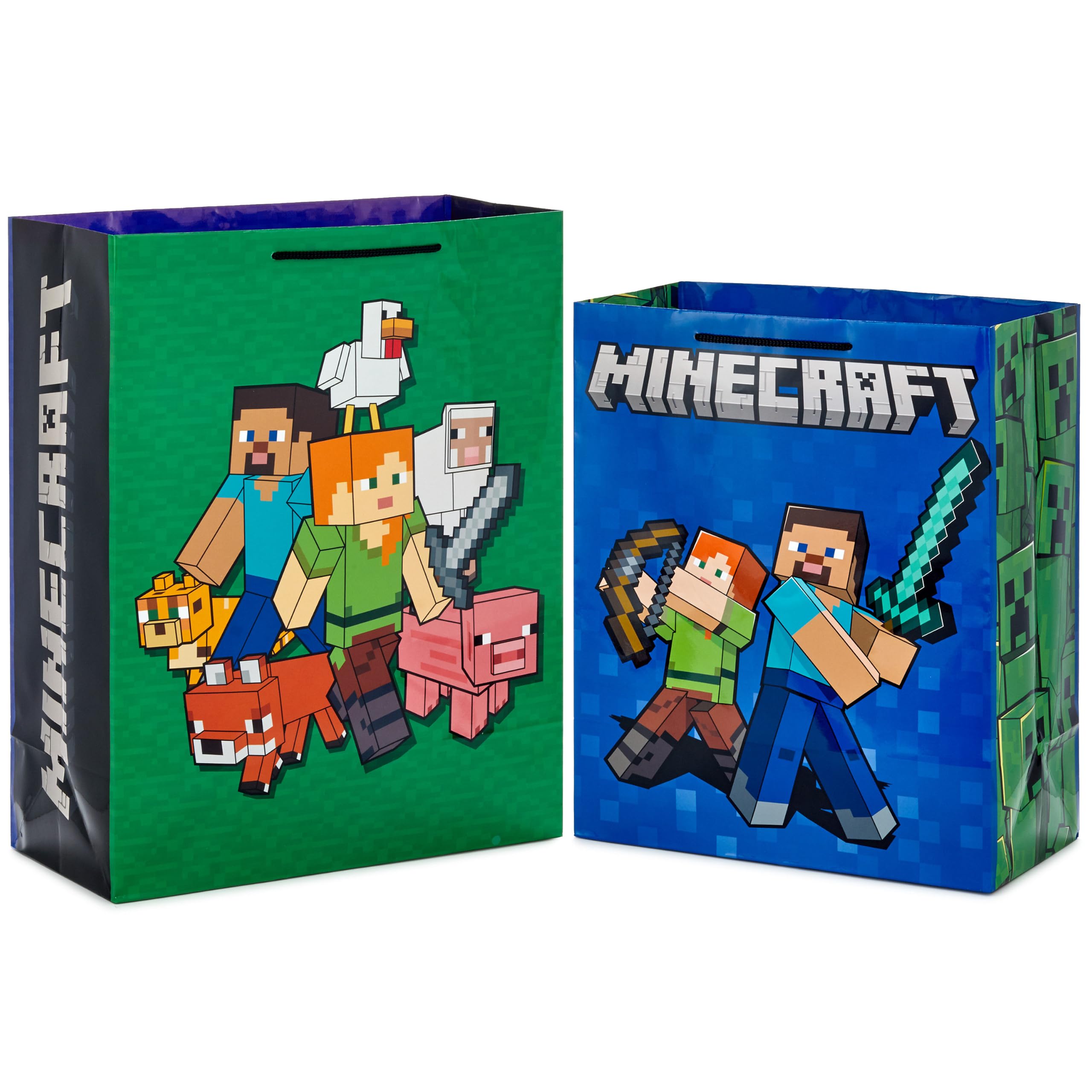 Hallmark bolsa frontal del pack con diseño Minecraft, ideal para regalar