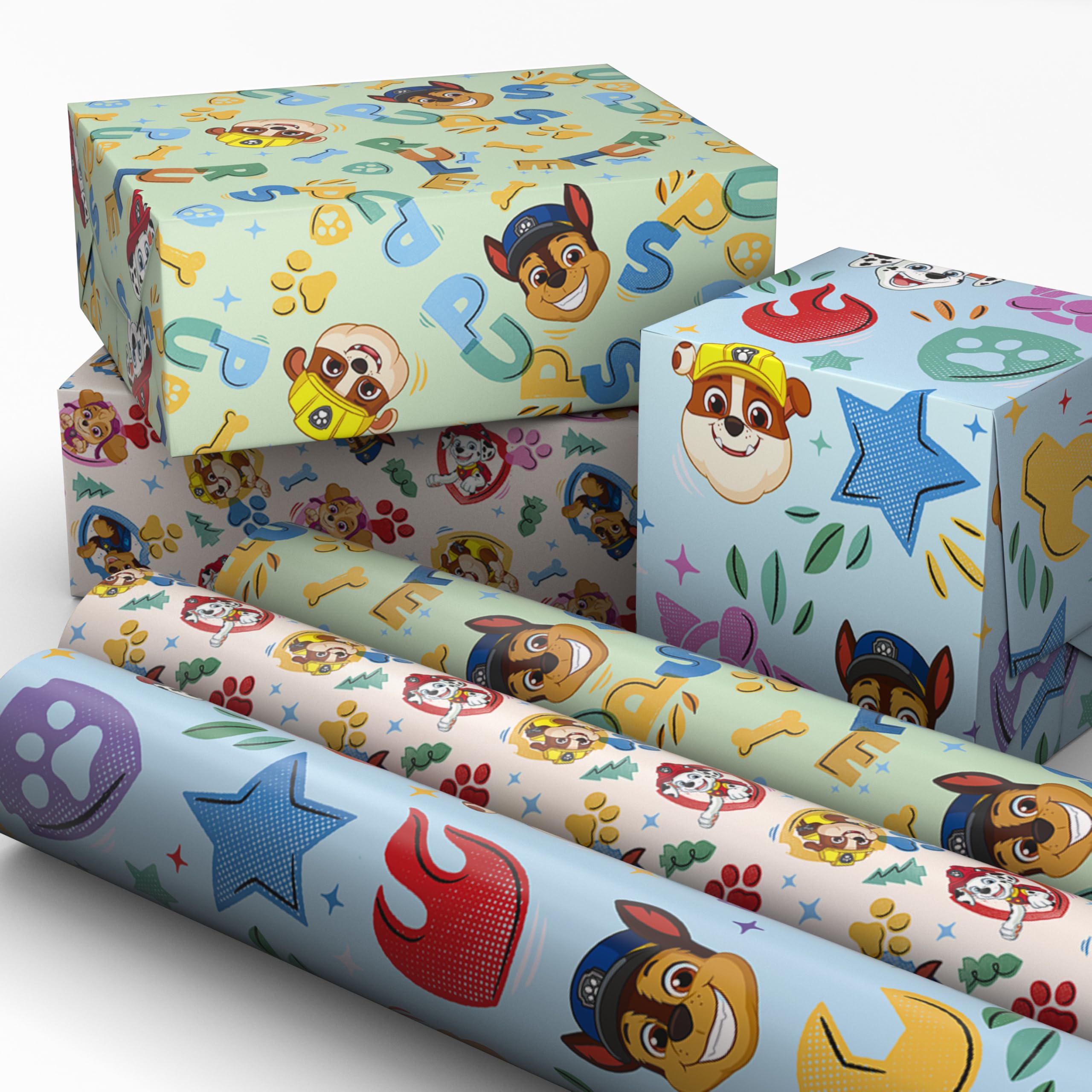 Hallmark Paw Patrol comparación de tamaño, mide cobertura útil