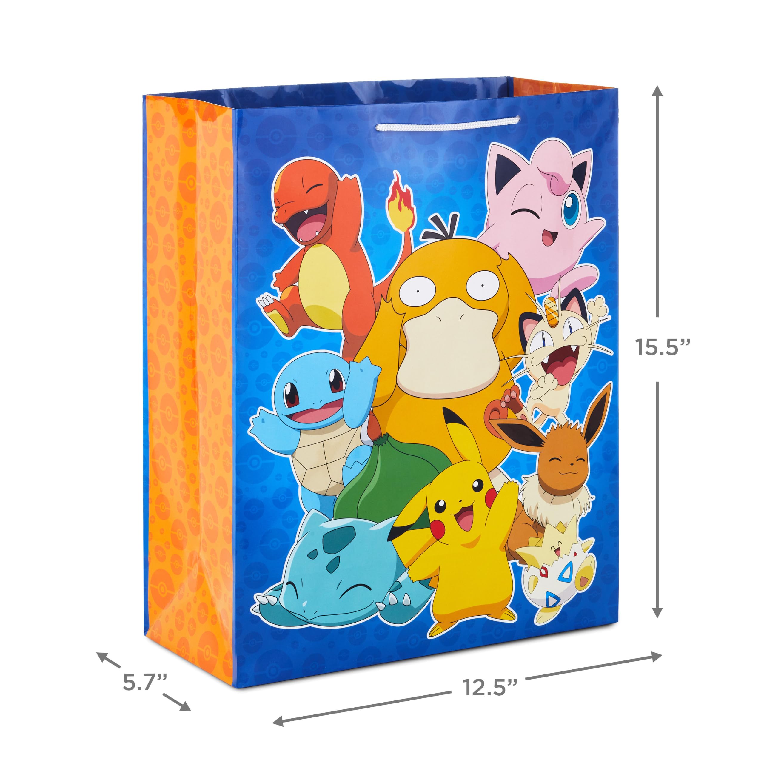 Hallmark bolsa XL con Pikachu y varios Pokémon para regalos grandes