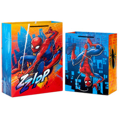Hallmark bolsa Spider-Man frontal mostrando diseño y tamaño práctico