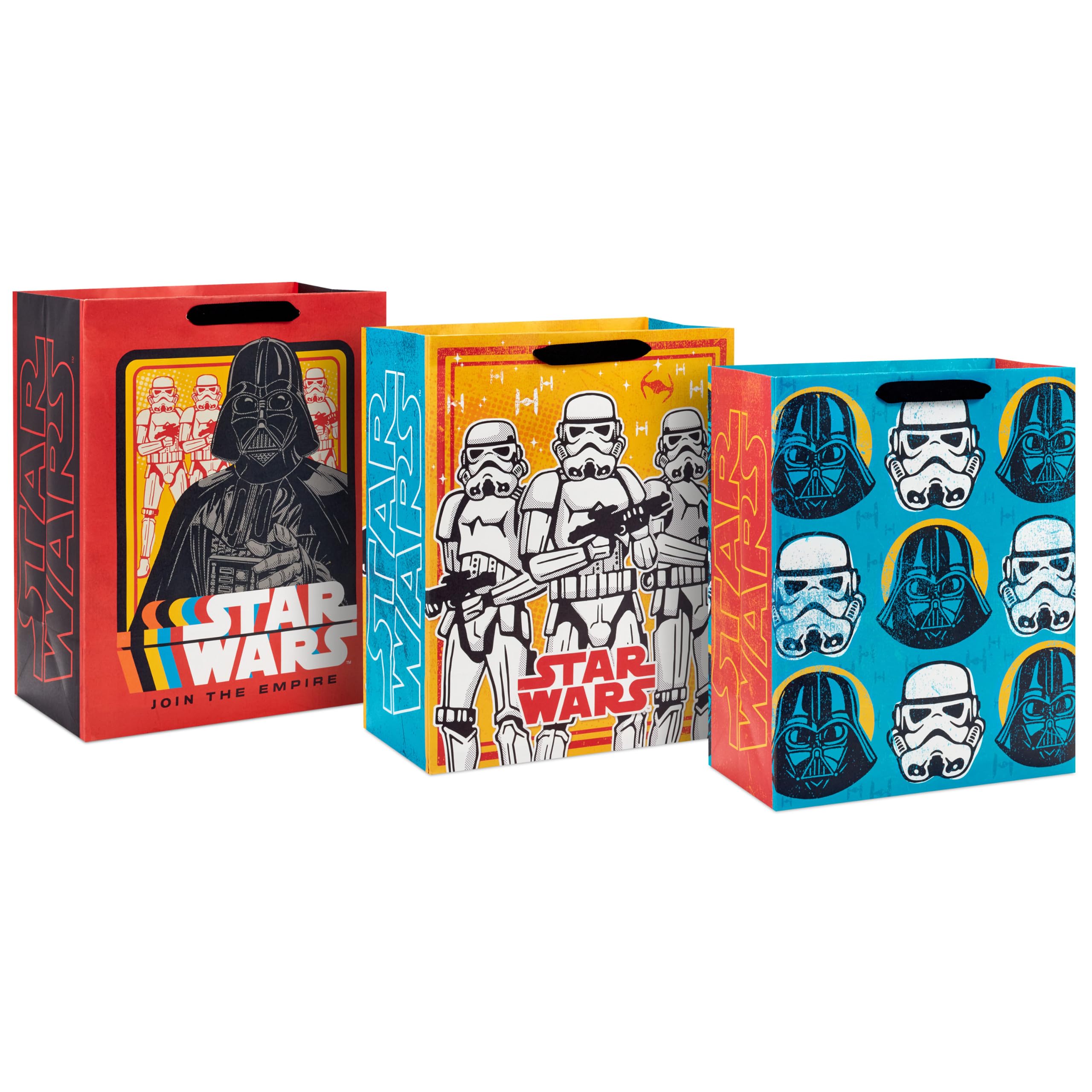 Hallmark bolsa Darth Vader frontal mostrando diseño llamativo y perfecta presentación