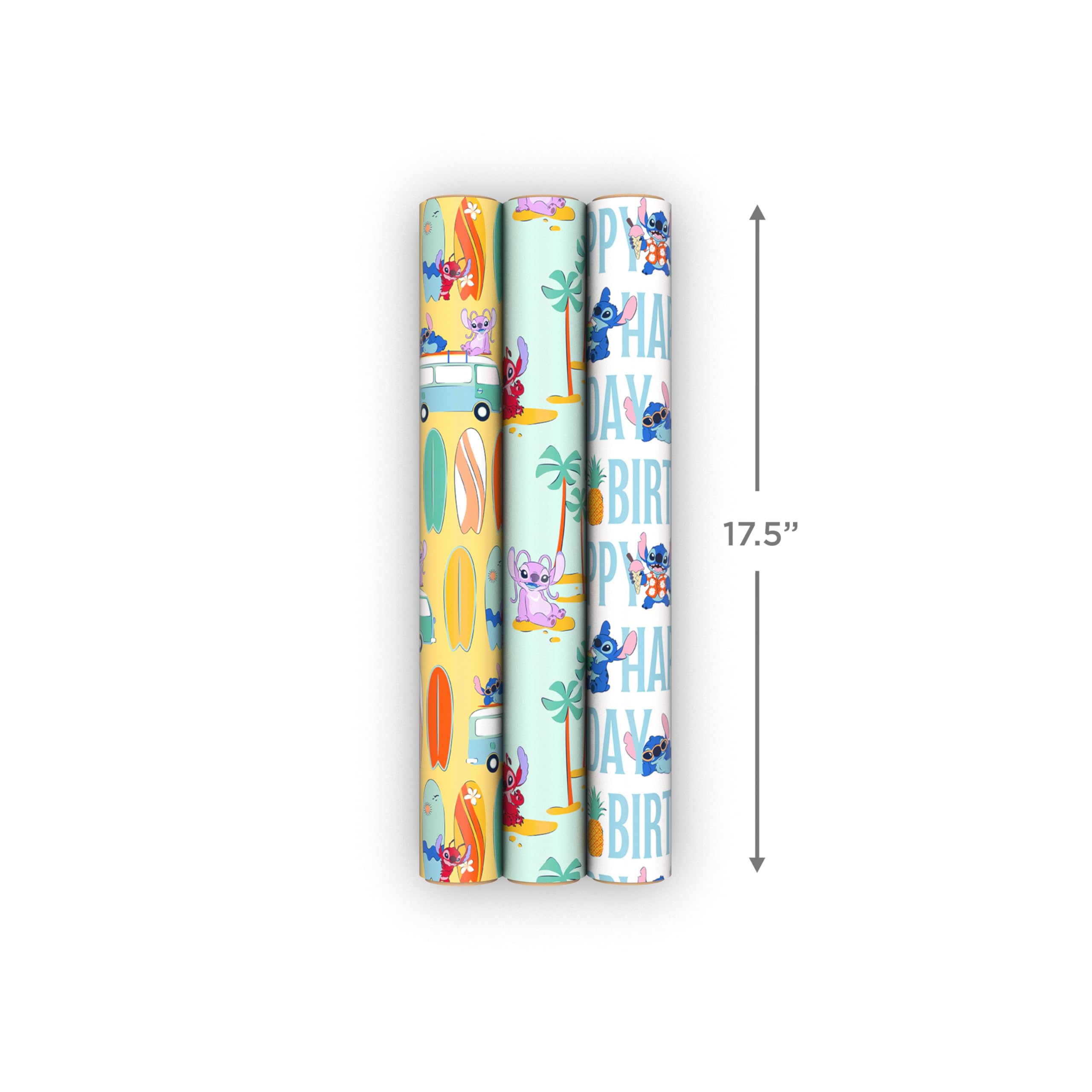 Hallmark piñas y "Happy Birthday" para un envoltorio festivo y colorido