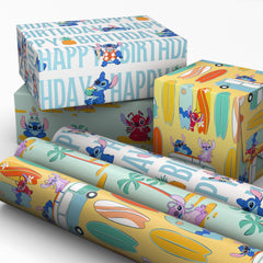 Hallmark frente del empaque mostrando los tres mini rollos y ahorro de espacio