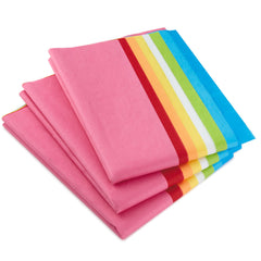 Hallmark papel de seda dentro de bolsa de regalo aportando volumen y color