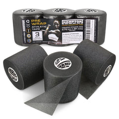 Hampton Adams prewrap frente del rollo mostrando ancho y color, protección cómoda