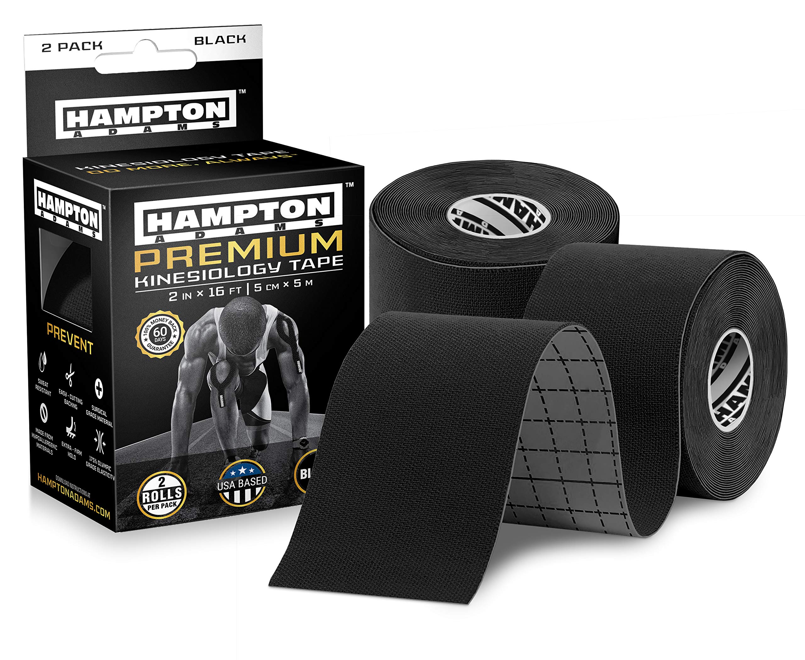 Hampton Adams rollo frontal mostrando el embalaje y disponibilidad inmediata