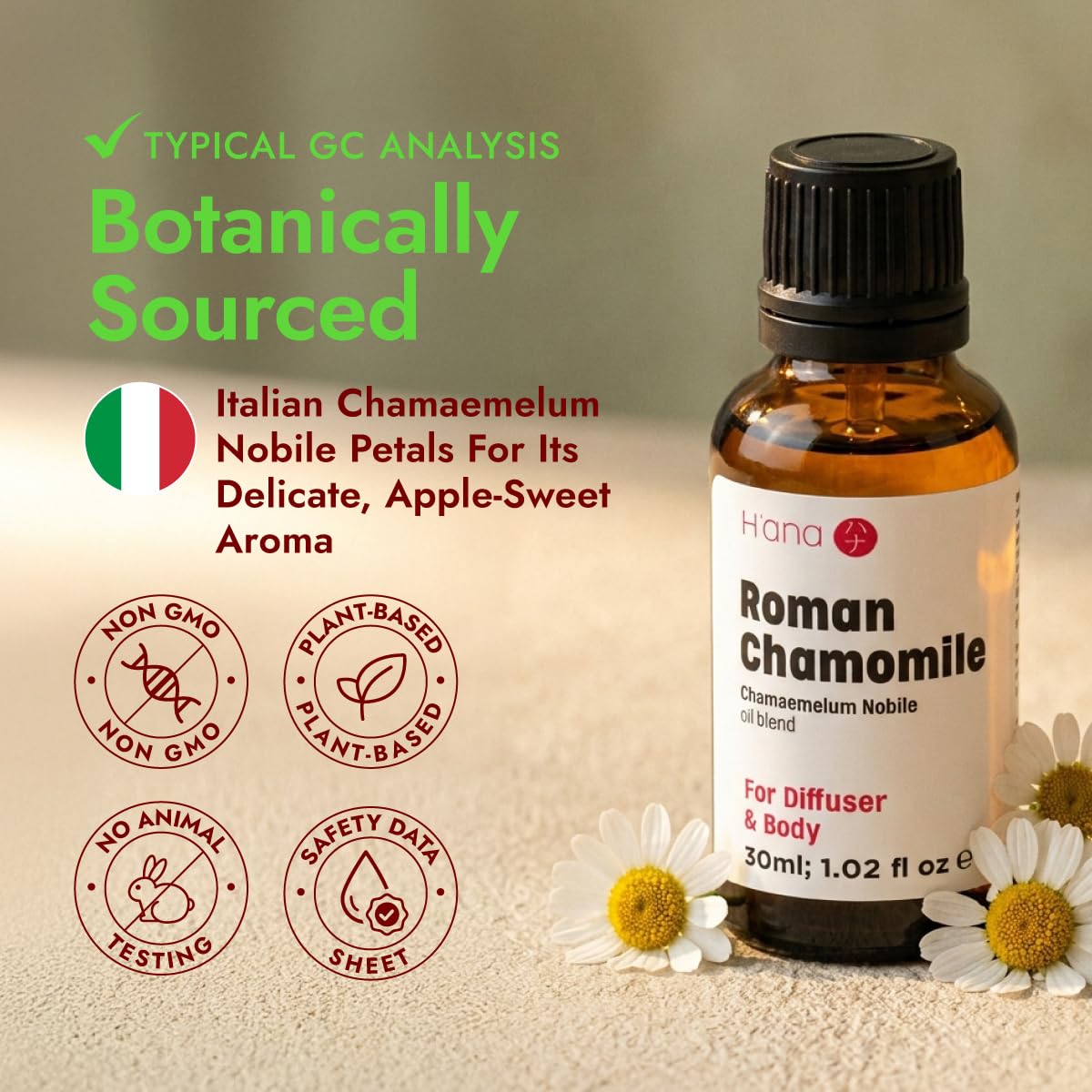 H'ana gota de aceite sobre la palma que muestra textura ligera y absorción