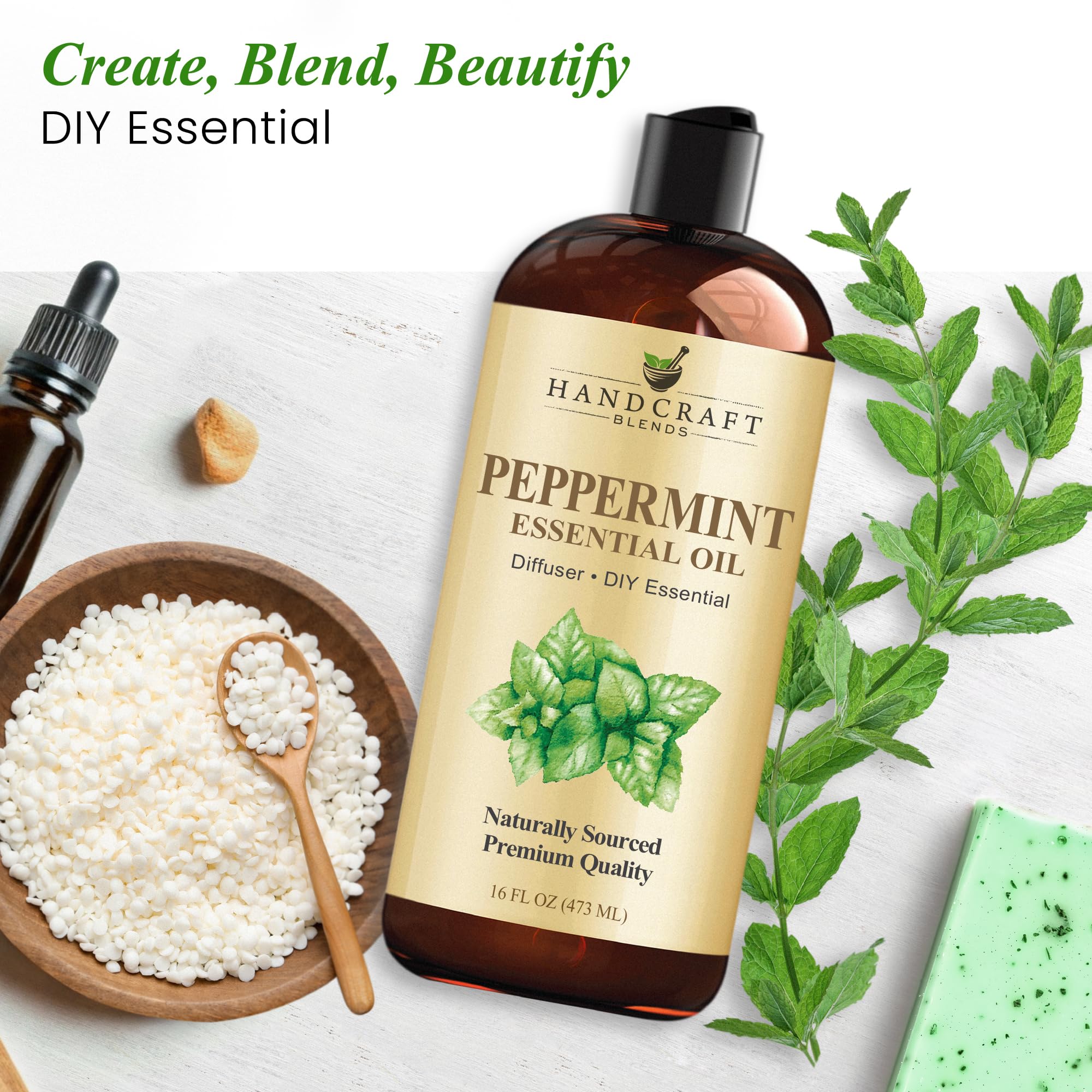 Escena artesanal con Handcraft Blends y materiales para velas que inspira creatividad