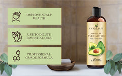 Handcraft Blends aplicando aceite en cabello para brillo y suavidad